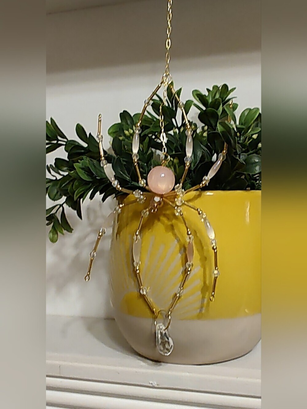 🕷️ Hanging Crystal Spider Suncatcher 🕸️